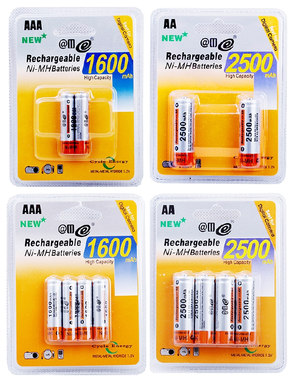 RECARGABLES (AAA) (AA)