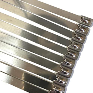 BRIDAS METALICAS ACERO INOXIDABLE Y DETECTABLES