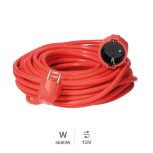 ALARGO 3 X 1.5 ROJO 15 MTRS. REF: 000100053
