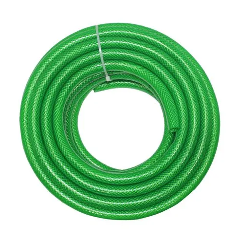 MANGUERA DE RIEGO FLEXIBLE CON MALLA 1/2" VERDE REF: BAQ-43715