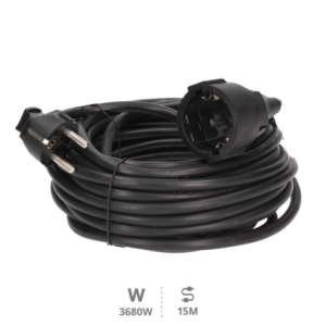 ALARGOS NEGROS 3 X 1.5 15 MTRS. REF: GS-000100050