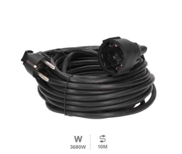 ALARGOS NEGROS 3 X 1.5 10 MTRS. REF: GS-000100049