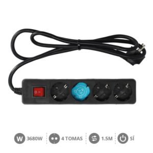 BASE NEGRA T.T. 4 TOMAS C/C C/INT. 3X1.5 M/M 1.5  M. REF: GS-00000027