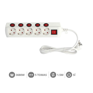 BASE T.T C/INT. + INT. IND. 5 TOMAS 1.5 M REF: GS-100010004