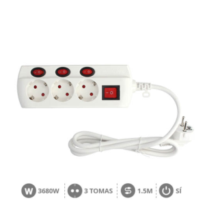 BASE T.T C/INT. + INT. IND. 3 TOMAS 1.5 M GS-100010002