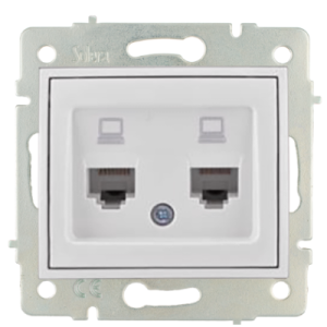 BASE DATOS DOBLE RJ45 REF: ERP88/2