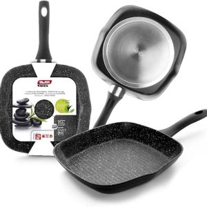 SARTEN GRILL 28 X 28 CM PIEDRA (N) REF:  IBI-440128
