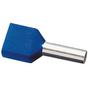 TERMINAL PUNTERA DUO AISLADA 2X2.5  M/M REF: PA-2X2.5AZ