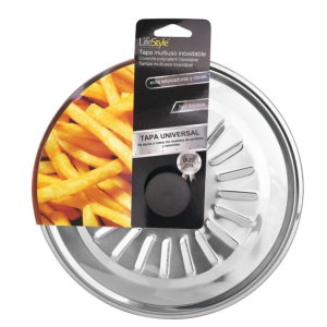 TAPA INOX 22CM REF: LS-3082