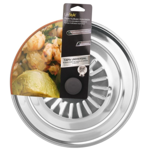 TAPA INOX 28CM REF: REF: LS-3085