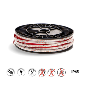 TIRA LED 220 V C/CINTA DOBLE CARA