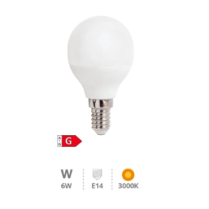 ESFERICA LED 6 W E14 3000K LIBERTINA REF: GS-200690072
