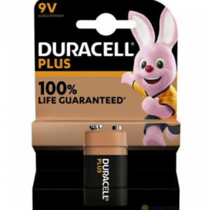 PILA ALKALINA 9 V. DURACELL REF: DUR-9V