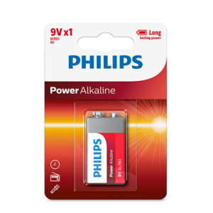 PILA ALKALINA 9 V. PHILIPS  REF: PHI-9V
