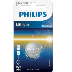 PILA DE LITIO BOTON CR-2016 PHILIPS (N)  REF: PHI-2016