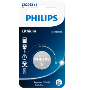 PILA DE LITIO BOTON CR-2032 PHILIPS (N)  REF: PHI-2032