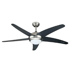 VENTILADOR DE TECHO MADERA OSCURA C/LUZ  REF: GS-5000714