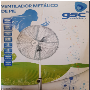 VENTILADOR METALICO DE PIE 60 W  REF: GS-5000708
