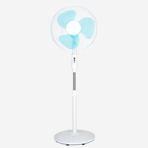 VENTILADOR DE PIE BLANCO 40 W BASE REDON  REF: UVP1003-20