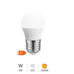 ESFERICA LED 12/24V E27 5W 400LM 3000K  REF: EF-220143