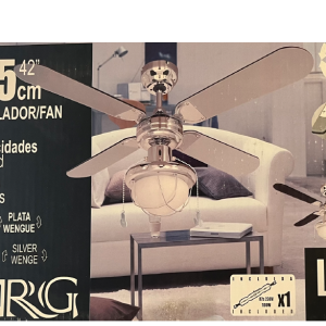 VENTILADOR TECHO MOD. LEON CR/WEN/PL  REF:  DRG-8004