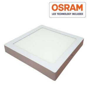 `PLAFON LED SUP CUAD 20W BL. 6500K CHIP OSRAM  REF: OSR-2318.3