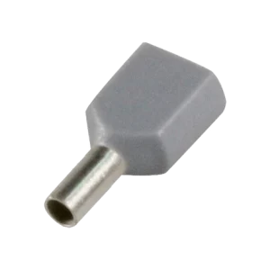 TERMINAL PUNTERA DUO AISLADA 2X0.75  M/M REF: PA-2X0.75GR