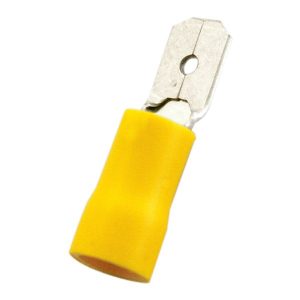 TERMINAL LENGUETA AMARILLO 6.3 M/M REF: TE-FM60-63