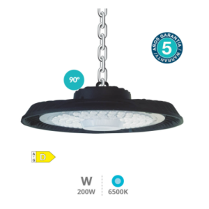 CAMPANA LED 200W 90º 6500K 26.000LM   REF: GS-202400014