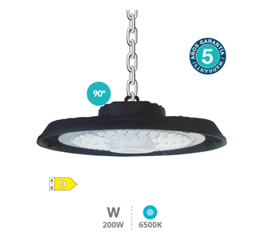 CAMPANA LED 200W 90º 6500K 26.000LM REF: GS-202400014