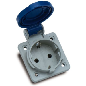 BASE EMPOTRAR SCHUKO  16 A  C/TAPA REF: 8040