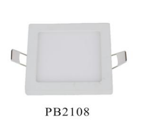 ARO LED CUADRADO BLANCO 8 W 6000 K (N) REF: PB-2108