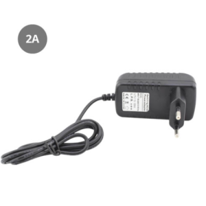 Fuente alimentación para tiras de LED 220V a 12V 24W  REF: GS-1501524