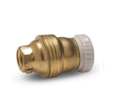 PORT. METAL E-14 C/ARAND.PORCELANA (N) REF: FA-471