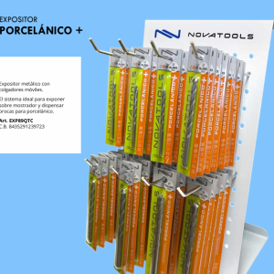 EXPOSITOR BROCA PORCELANICA 4 HASTA 12  REF: QTC-EXP