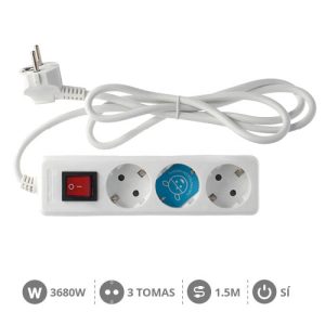 BASES C/CABLE C/INT. MANGUERA 3 X 1 M/M