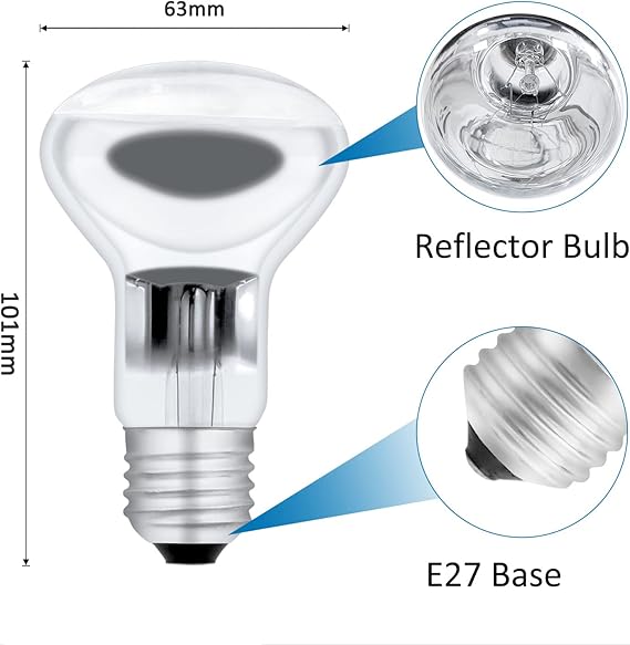 REFLECTORAS R-63 E-27 DE 40 W REF: 20412 - Imagen 2