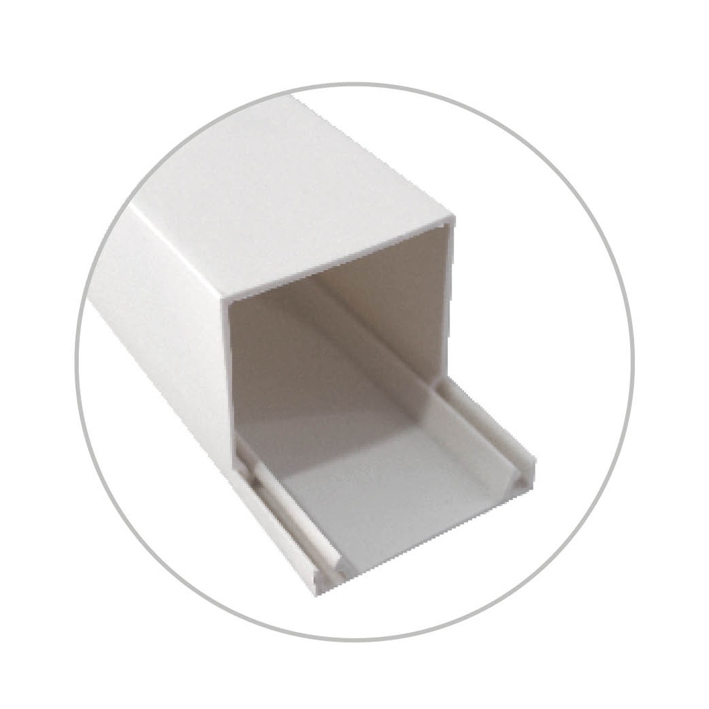 MTRS CANALETA 12 X 12 MM C/ ADHESIVO BLANCA REF: GS-000300613 - Imagen 3