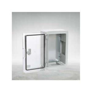 ARMARIO ABS PUERTA TRANSP CON PLACA 500X400  REF: PP3013