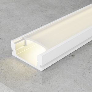 MTRS PERFIL ALUMINIO BLANCO SUPERFICIE 17,4X7CM REF: LM3702