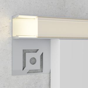 MTRS PERFIL ALUMINIO EMPOTRAR AZULEJO Y PLADUR  REF: LM3855