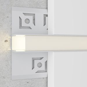 MTRS PERFIL ALUMINIO EMPOTRAR AZULEJO Y PLADUR 12,5X11,8  REF: LM3861