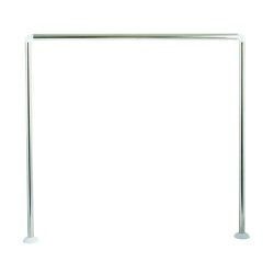 BARRA BAÑO CURVA INOX 80 X 80 X 80  REF: MSV-140393
