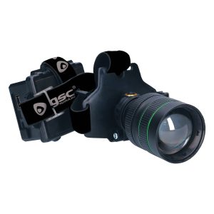 LINTERNA LED CABEZA 60W + 1.2W C/ZOOM 2.800LM  REF: GS-201805011