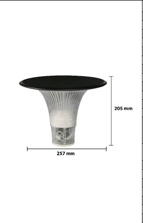 CABEZA FAROLA SOLAR 15W 2.200LM 3000K + 6000K REF: EB-4405030 - Imagen 2
