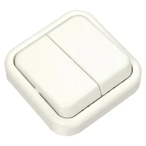 LUX-3001B DOBLE INTERRUPTOR NIEVE LUXUS SUPERFICIE