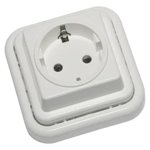 LUX-3014B BASE T.T. SCHUKO NIEVE FONTINI-LUXUS SUPERFICIE