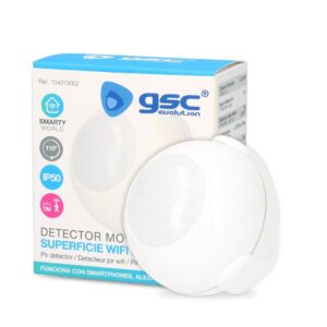 REF: 104315002 Detector superficie PIR inteligente vía wifi con sensor de movimiento