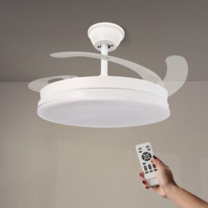 LM8837 VENTILADOR TECHO LED OLGA 36W+30W CCT 107Ø