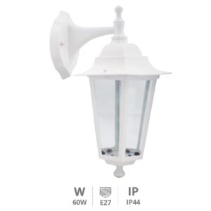 GS-0700073 FAROL HACIA ABAJO BLANCO